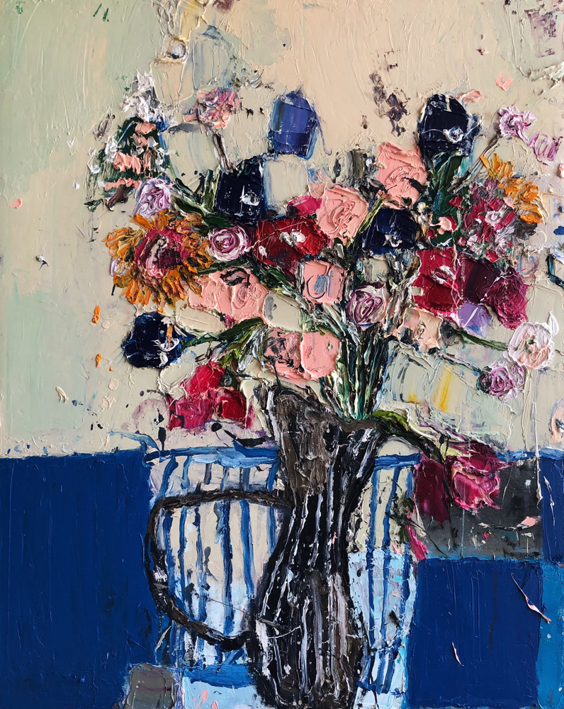 bouquet-for-the-Blue--Collard-Gate-Oil-on-Canvas-105cm-x-80cm