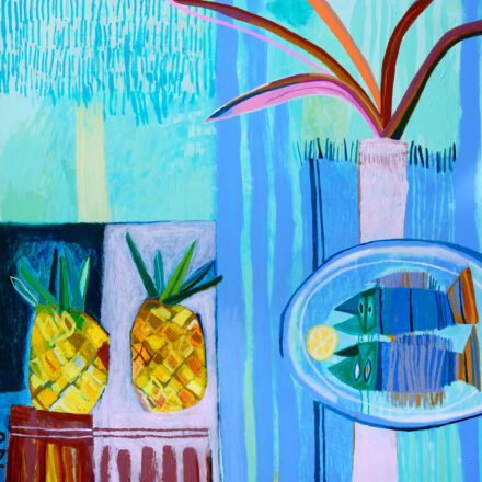 Fish Supper with Two Exceptional Pineapples