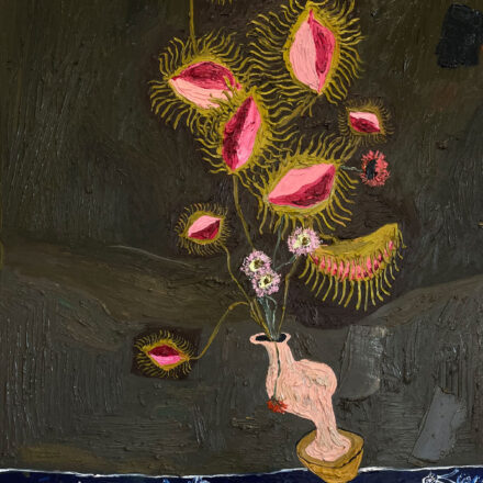 The Restitched Rug With Red Tongue Fly Traps