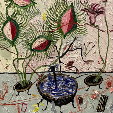 Still Life Of Horse Shoe Fountain