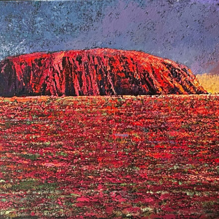 Clouds Gather Over Uluru