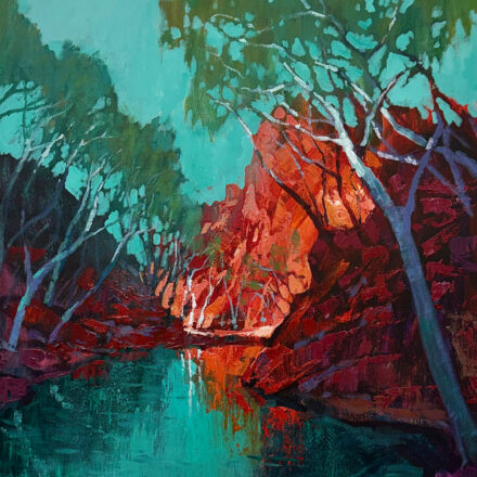 The Slanting Light Lingers -East macDonnell Ranges